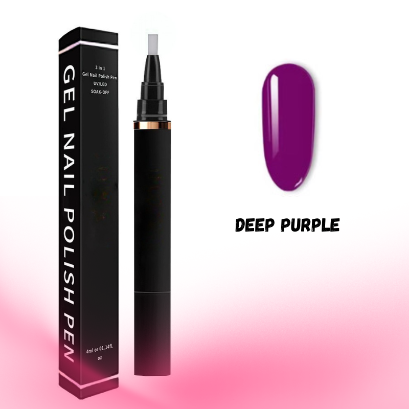 Gel Nail Polish Pen – Deep Purple – 030