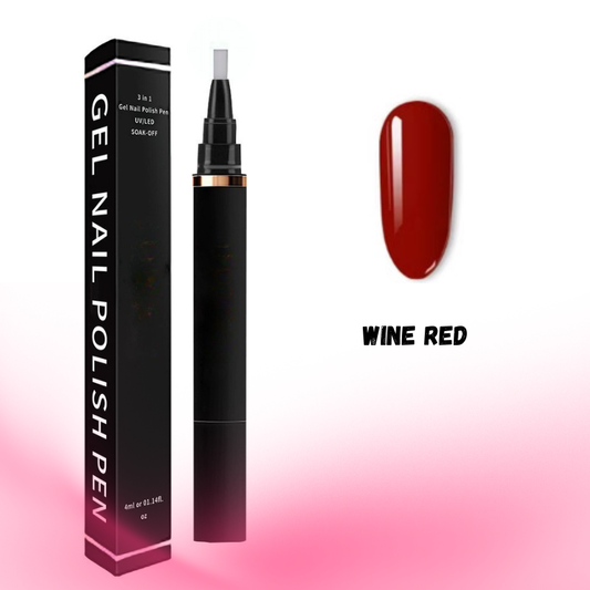 Gel Nail Polish Pen – Wine Red – 079