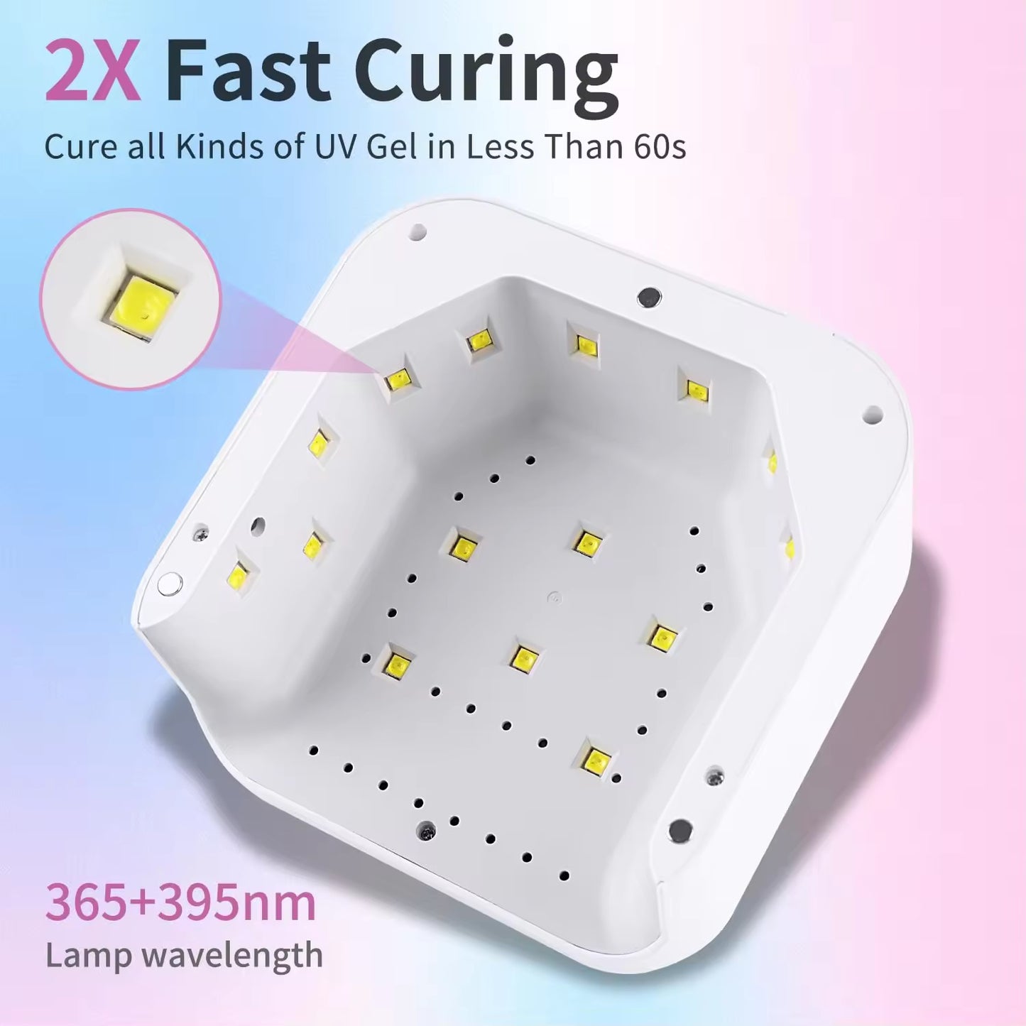 Lumi48 – UV/LED Nail Lamp – 48W Smart - Secret Teddy