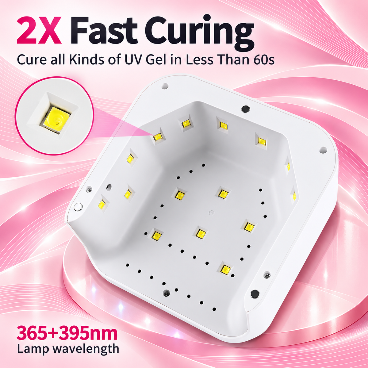 Lumi48 – UV/LED Nail Lamp – 48W Smart - Secret Teddy