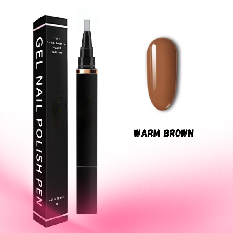 Gel Nail Polish Pen – Warm Brown – 025