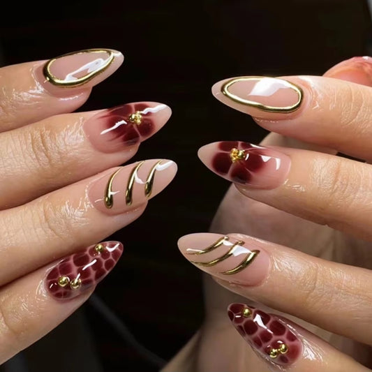 Opulent Flora - 24 Nails Set
