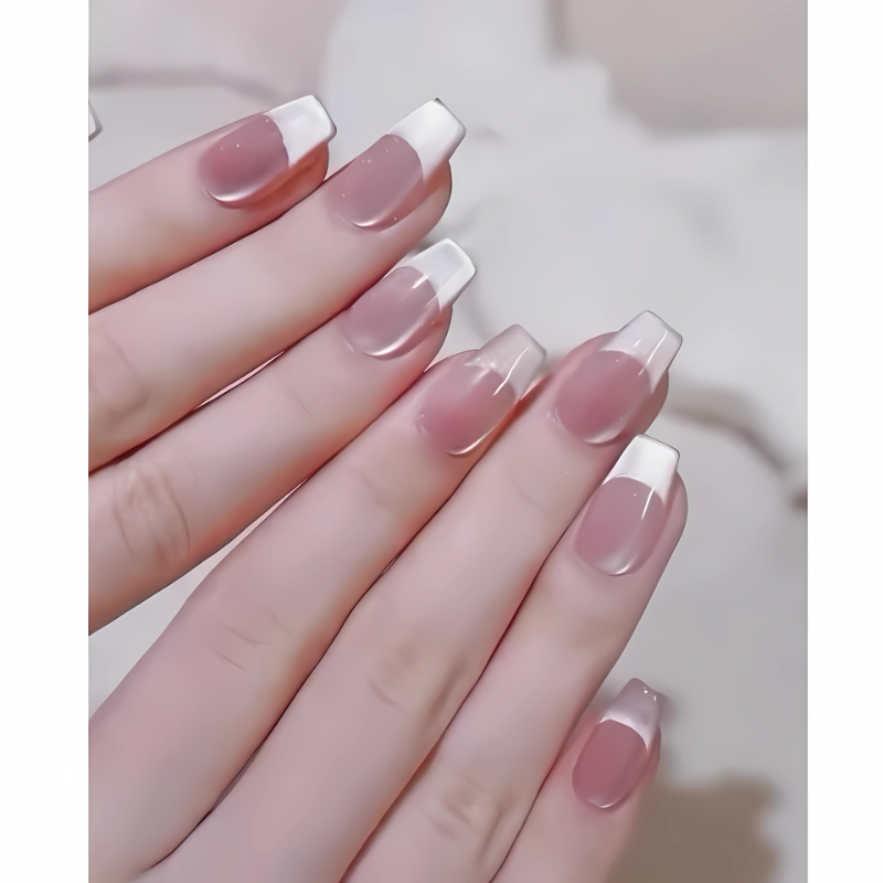 Handmade Reusable Nails - Parisian Gloss - Secret Teddy