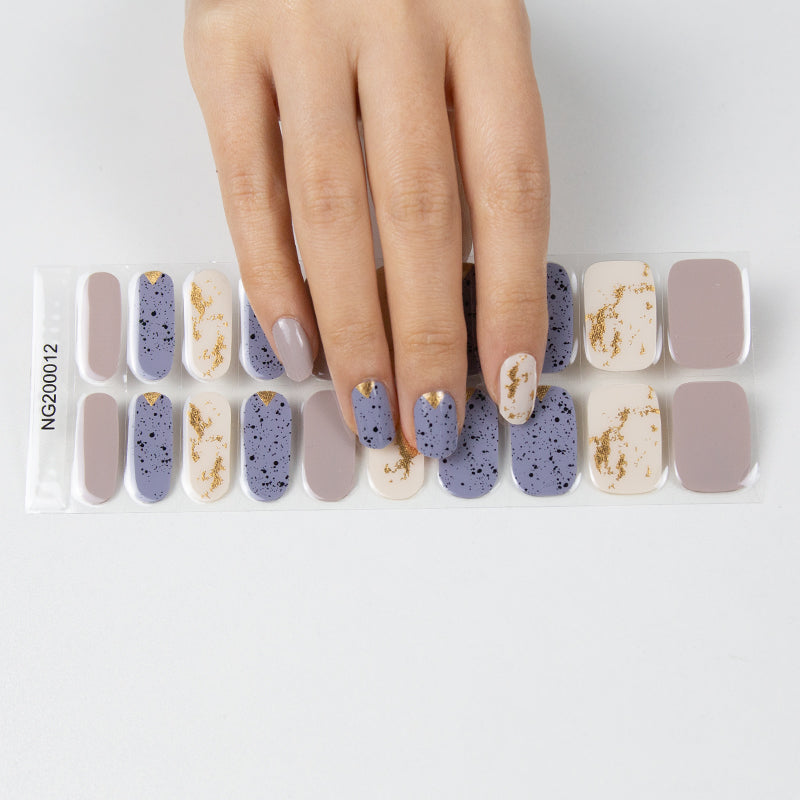 Candy Gold Nail Gel Strips - Secret Teddy