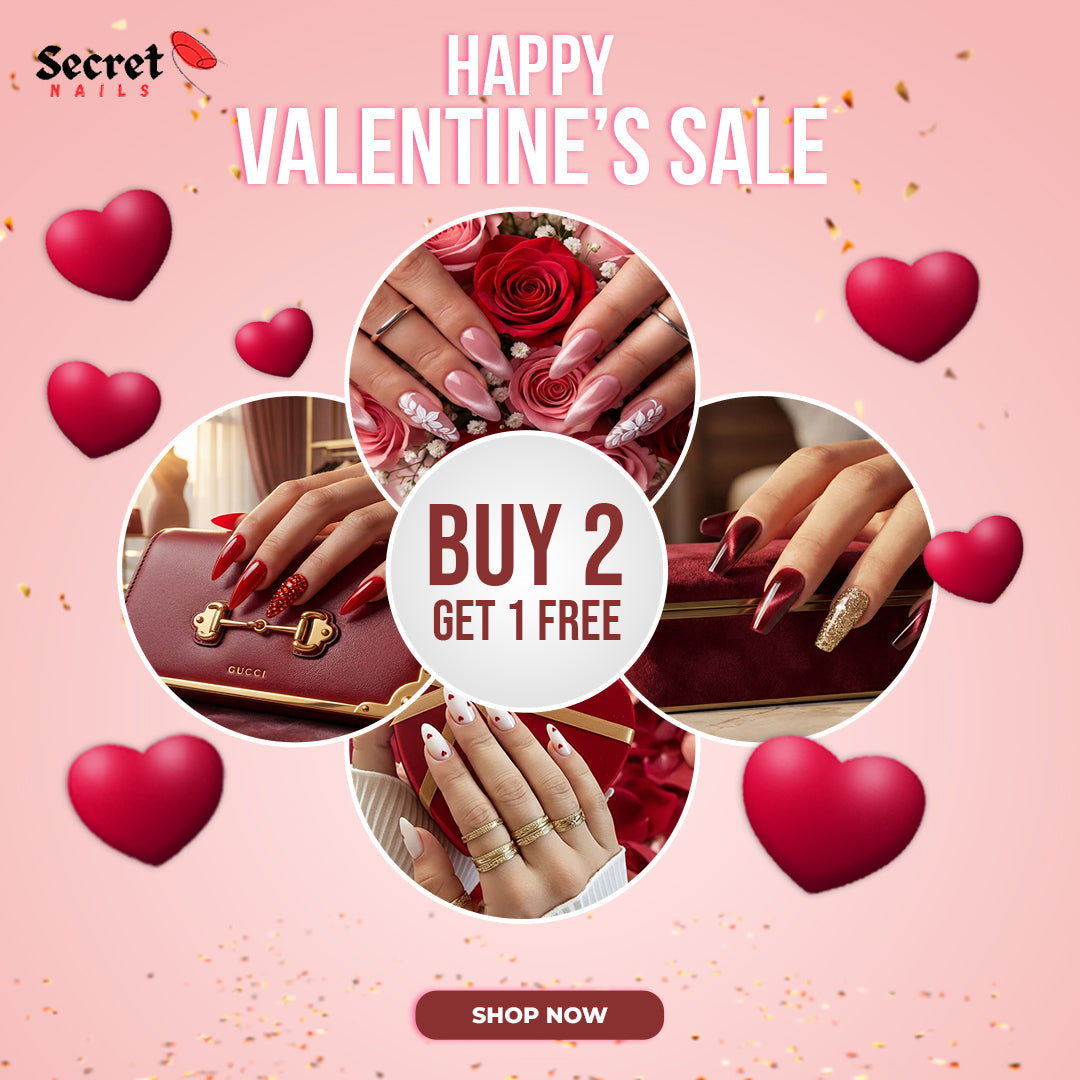 Valentine’s Day nail