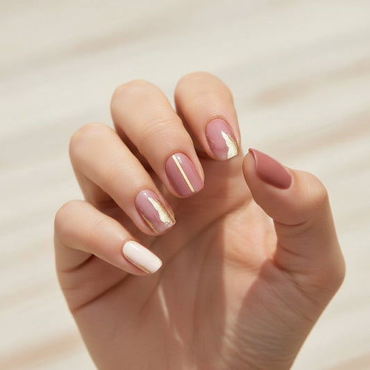 Marshmallow Nail Gel Strips - Secret Teddy