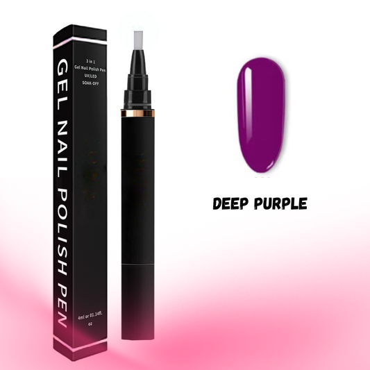 Gel Nail Polish Pen – Deep Purple – 030
