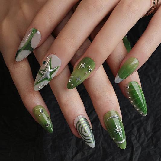 Lumière des étoiles au citron vert