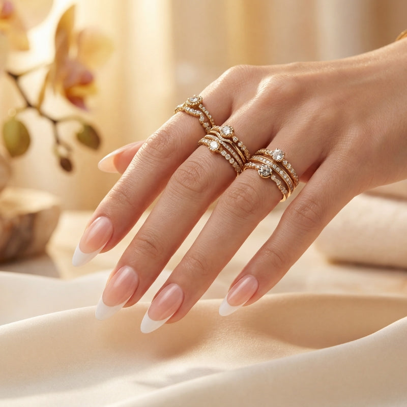 French Almond Nails – 30 Pieces for Salon-Quality Nails - Secret Teddy