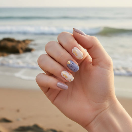 Candy Gold Nail Gel Strips - Secret Teddy