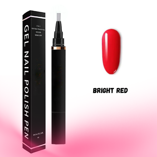 Gel Nail Polish Pen – Bright Red – 076