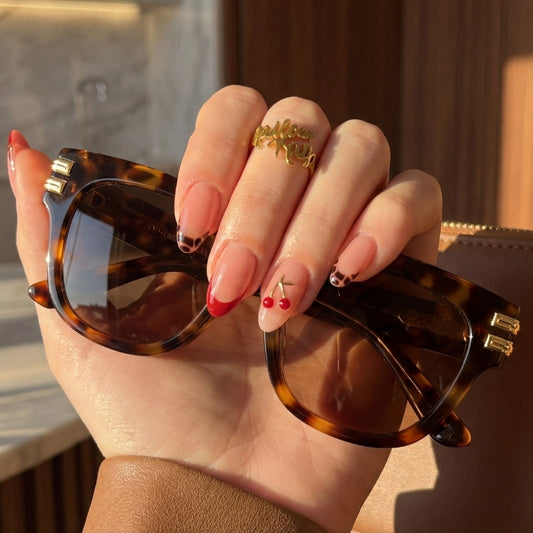 Cherry Amour - 24 Nails Set - Secret Teddy