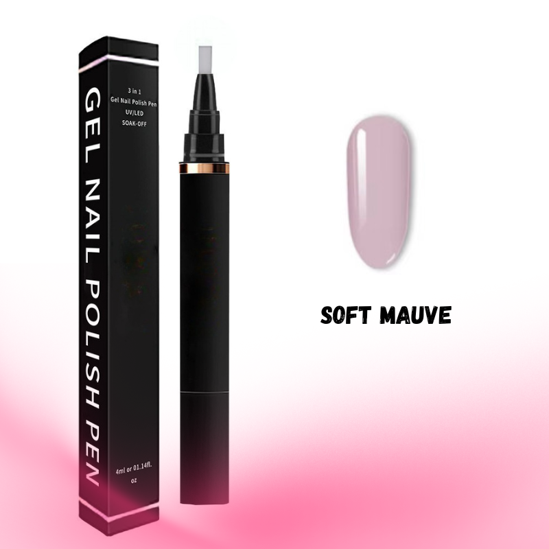 Stylo vernis à ongles gel – Mauve doux – 002