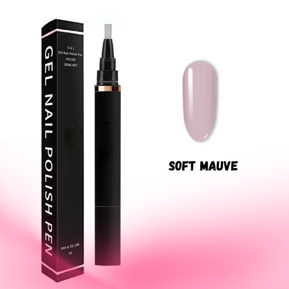 Stylo vernis à ongles gel – Mauve doux – 002