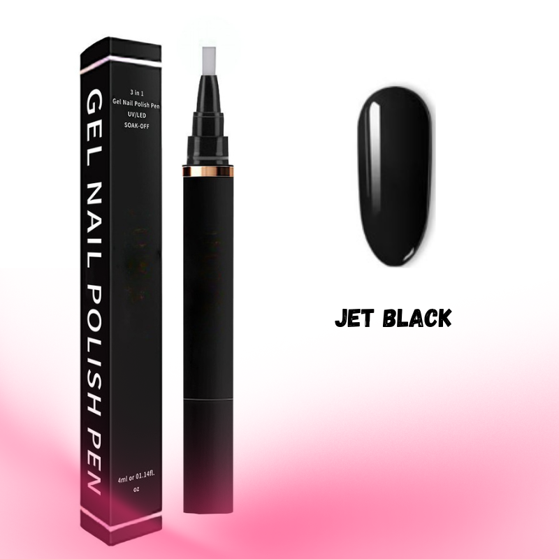 Gel Nail Polish Pen – 086 – Jet Black
