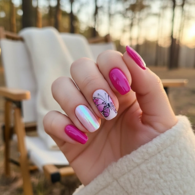 Pink Butterfly - Secret Teddy