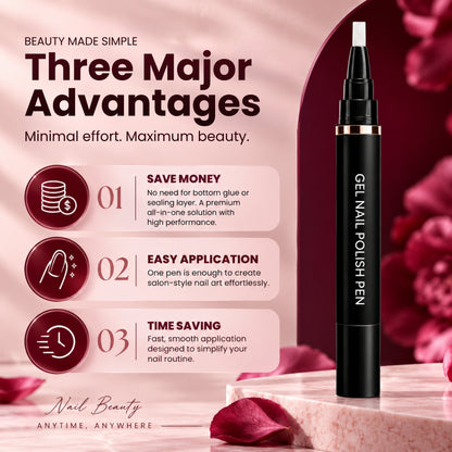 Gel Nail Polish Pen – Soft Mauve – 002 - Secret Teddy