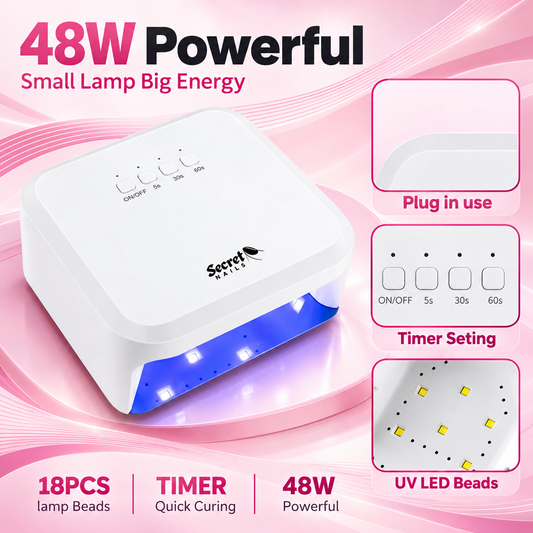 Lumi48 – UV/LED Nail Lamp – 48W Smart - Secret Teddy