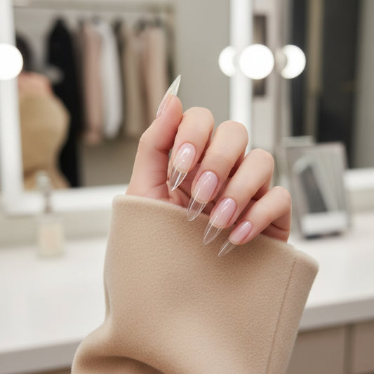 Clear Nail Extensions - 240 Nails Set - Stiletto