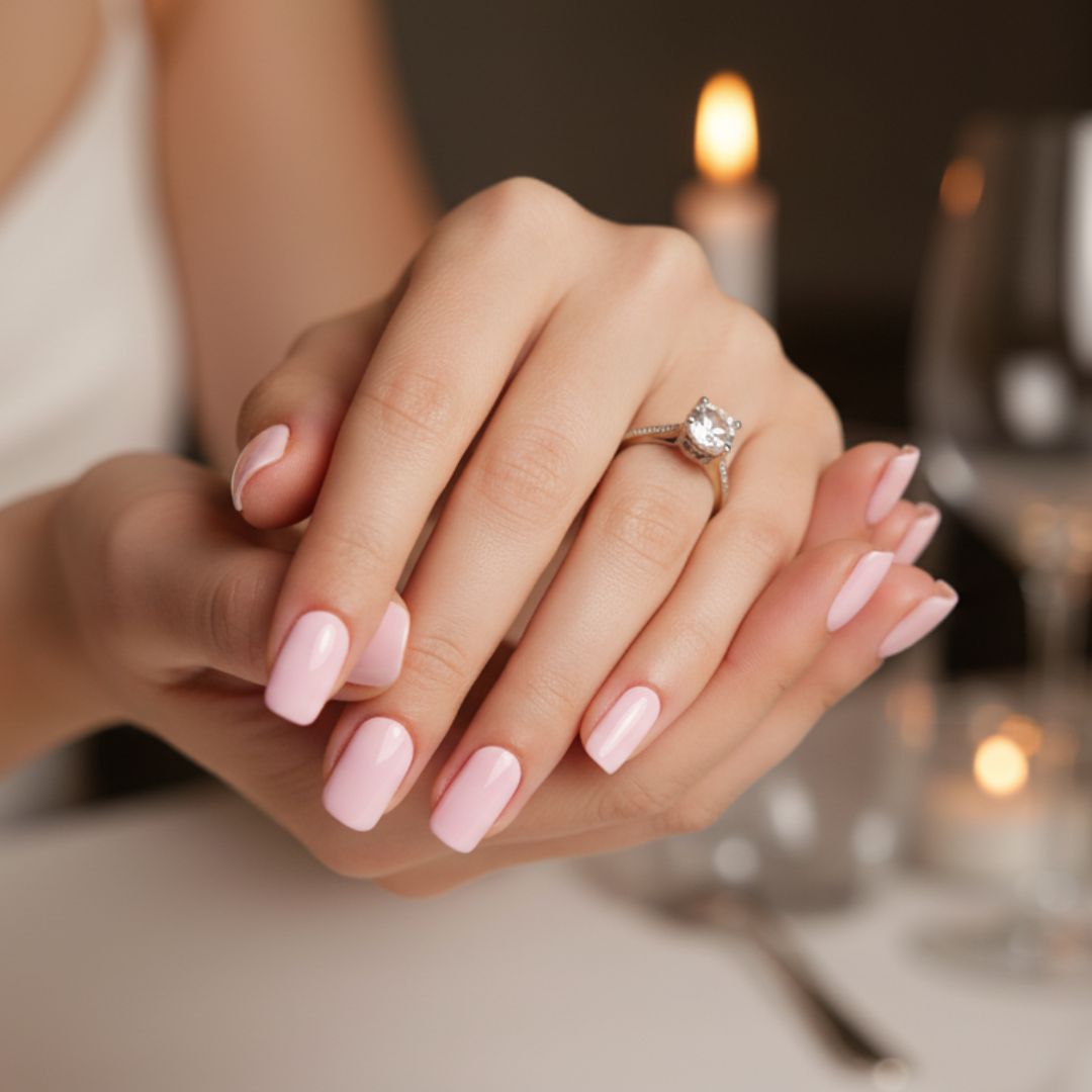 Pink Nail Gel Strips - Secret Teddy