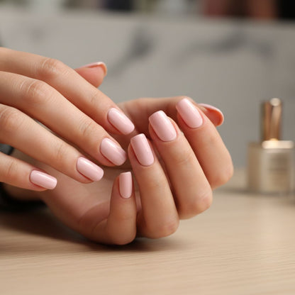 Pink Nail Gel Strips - Secret Teddy