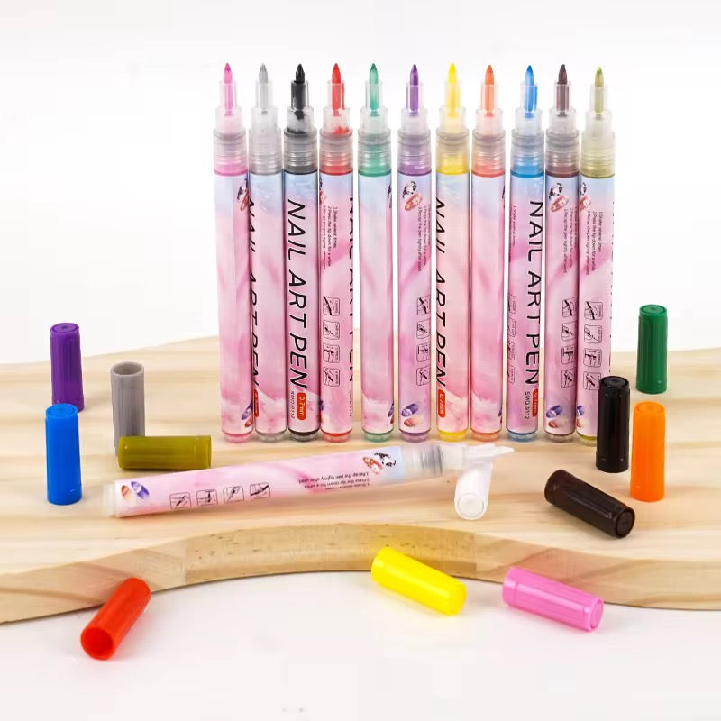 Nails Art Pen (12 Pens)