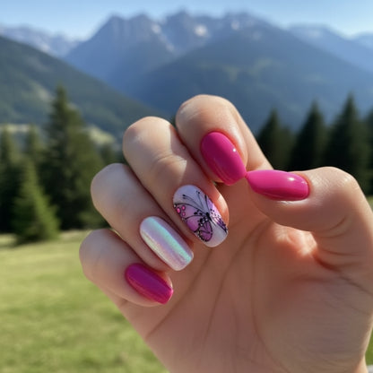 Pink Butterfly - Secret Teddy