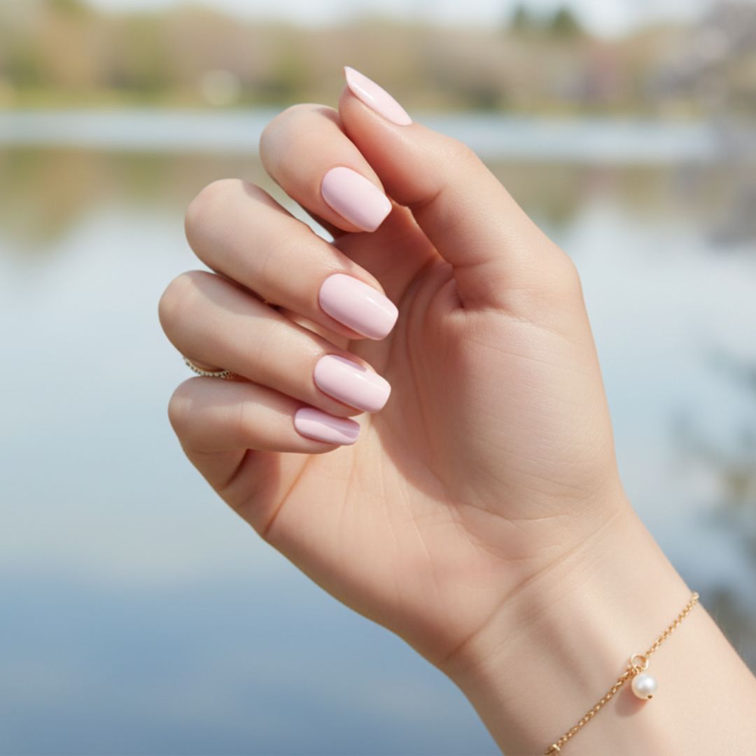 Pink Nail Gel Strips - Secret Teddy