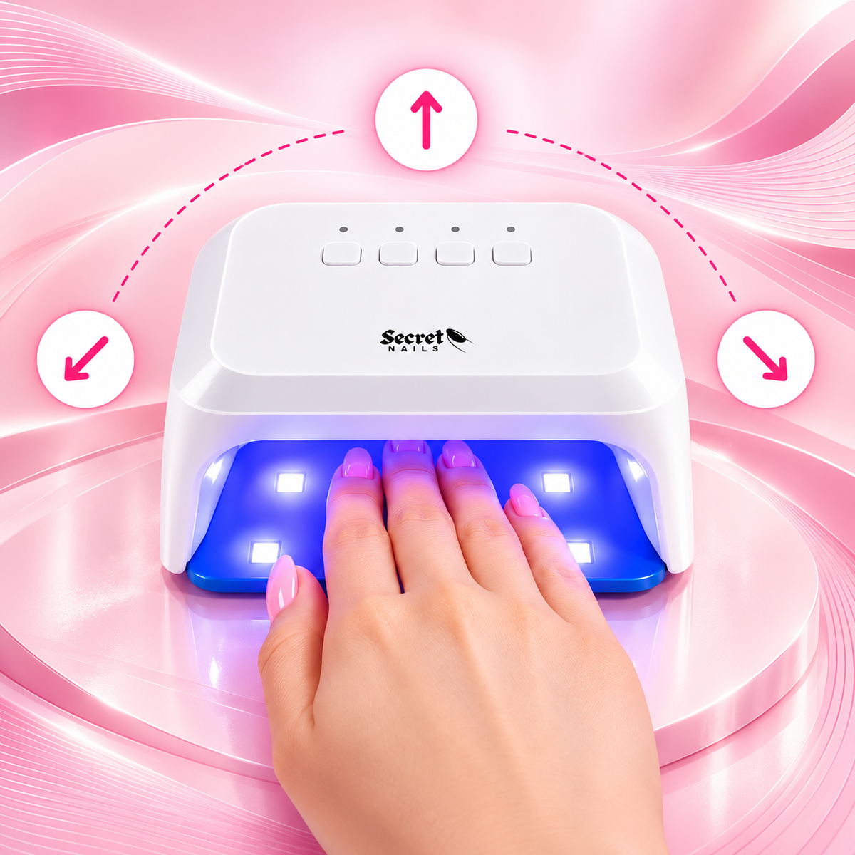 Lumi48 – UV/LED Nail Lamp – 48W Smart - Secret Teddy