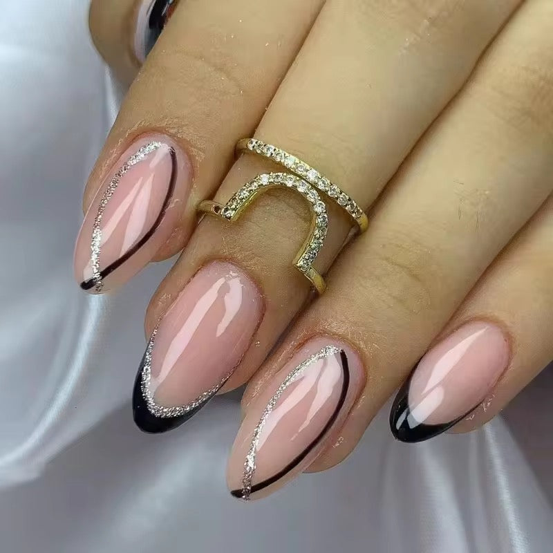 Élégance de minuit - Coffret 24 ongles