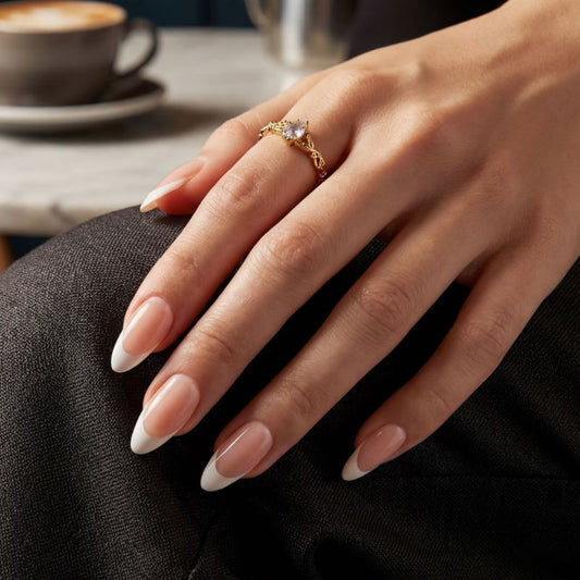 French Almond Nails – 30 Pieces for Salon-Quality Nails - Secret Teddy