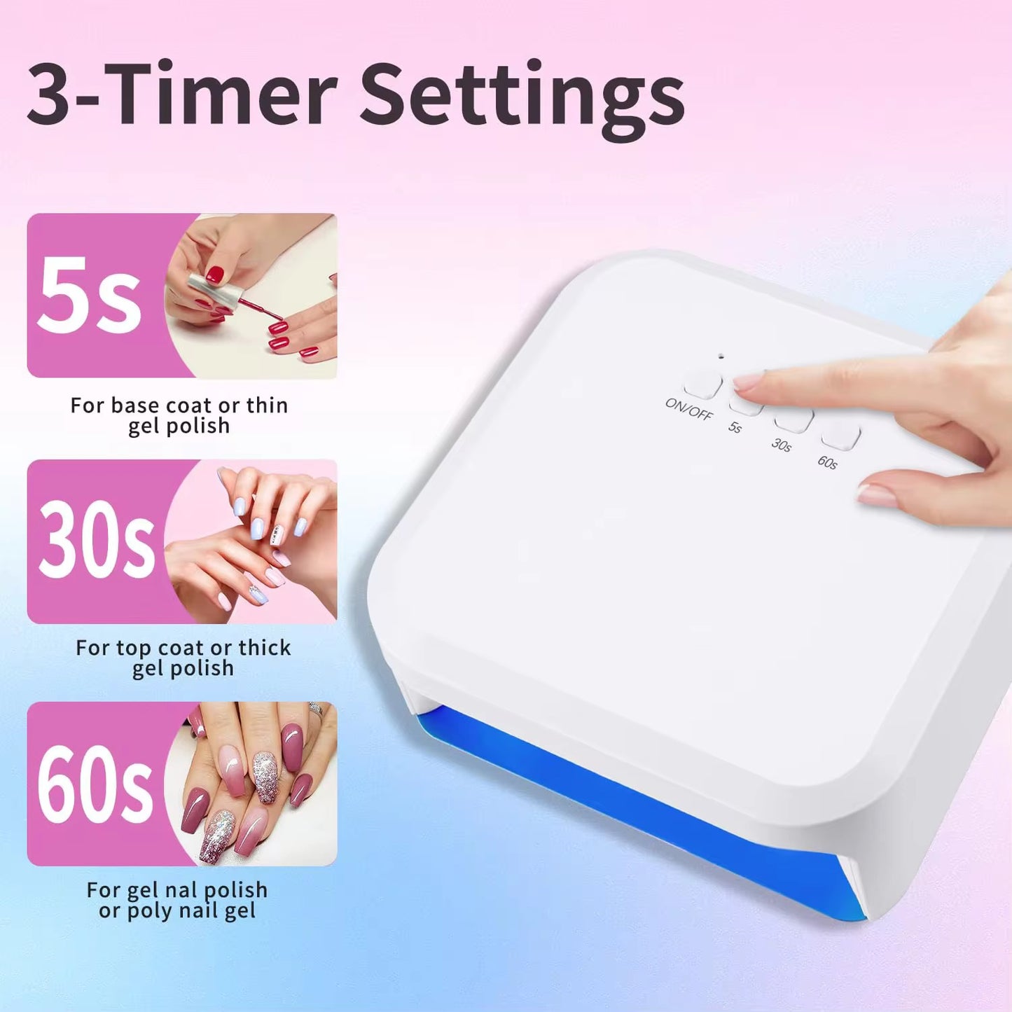 Lumi48 – 48W Smart UV/LED Nail Lamp