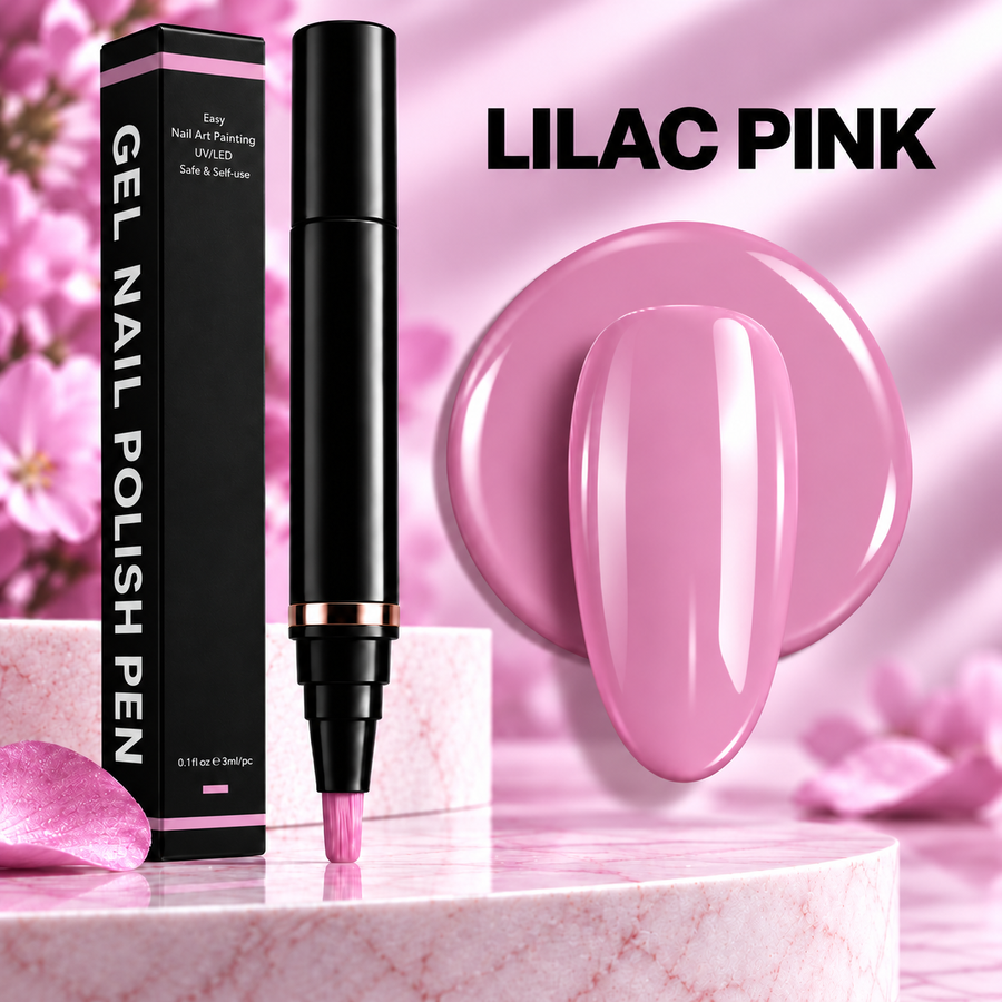 Gel Nail Polish Pen – Lilac Pink – 009 - Secret Teddy