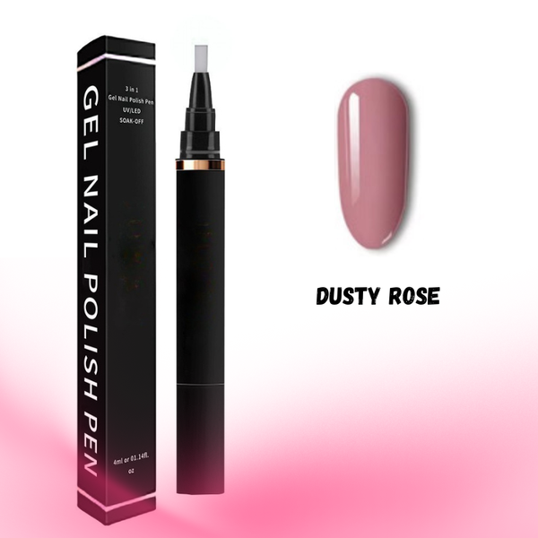 Gel Nail Polish Pen – Dusty Rose – 068 - Secret Teddy