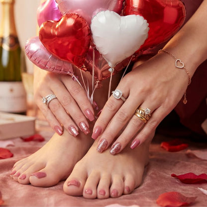 Sparkling Petal - Hand & Toenails Set - Secret Teddy