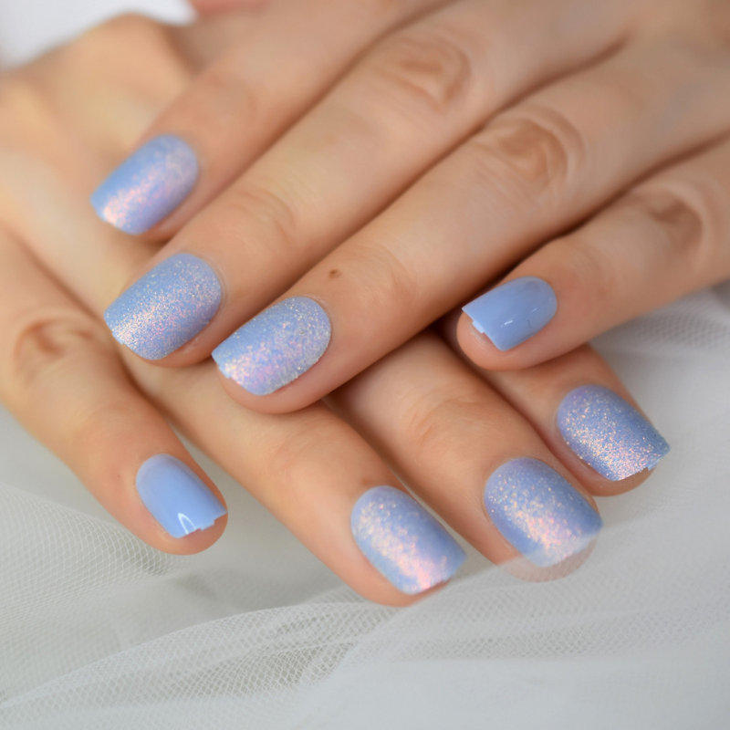 Paillettes bleues