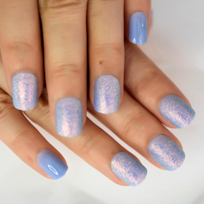 Paillettes bleues