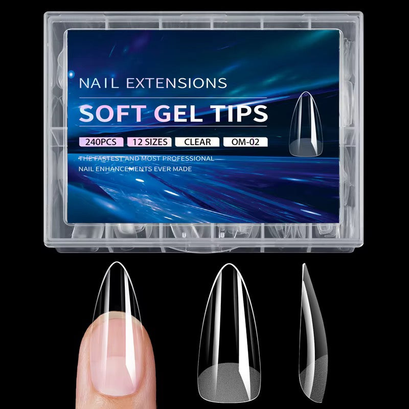 Clear Nail Extensions - 240 Nails Set