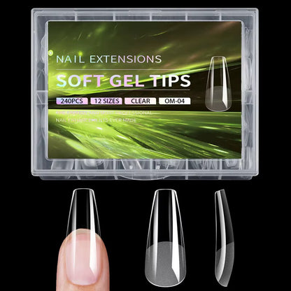Clear Nail Extensions - 240 Nails Set