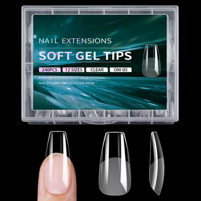 Clear Nail Extensions - 240 Nails Set