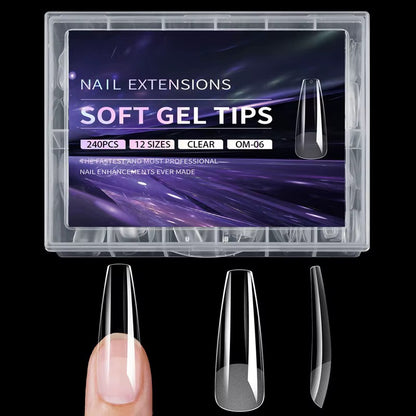 Clear Nail Extensions - 240 Nails Set