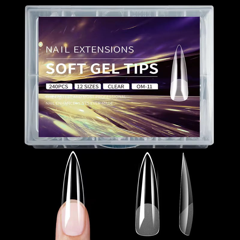 Clear Nail Extensions - 240 Nails Set