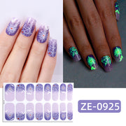 Witching Webs-Gel Nail Stickers — No UV Lamp Needed
