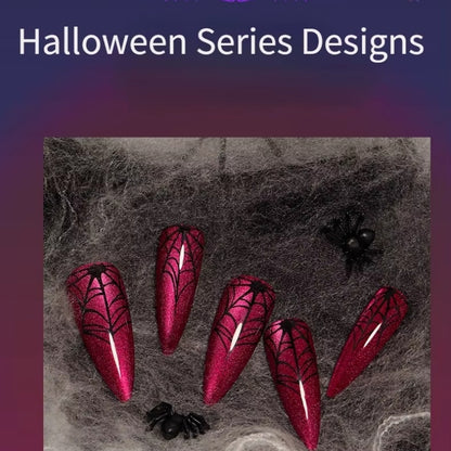 Red Cat Eye Spider Web