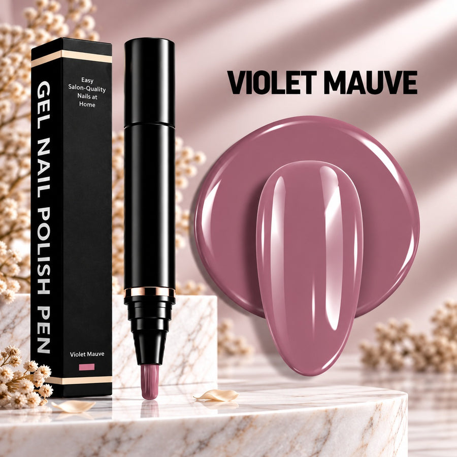 Gel Nail Polish Pen – Violet Mauve – 015 - Secret Teddy