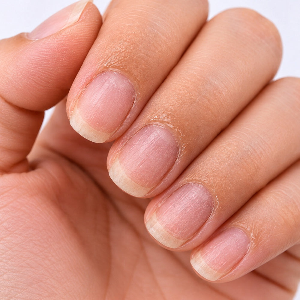 Natural nails before cuticle care