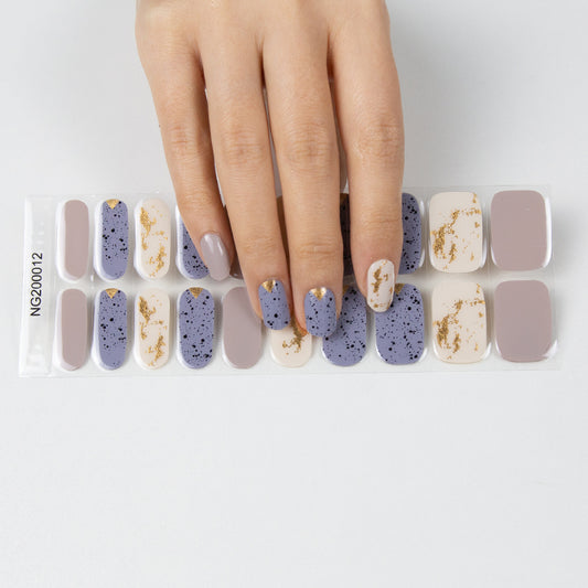 Candy Gold Nail Gel Strips - Secret Teddy