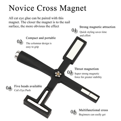 5-in-1 Cat Eye Nail Magnet - DIY Nail Tool - Secret Teddy