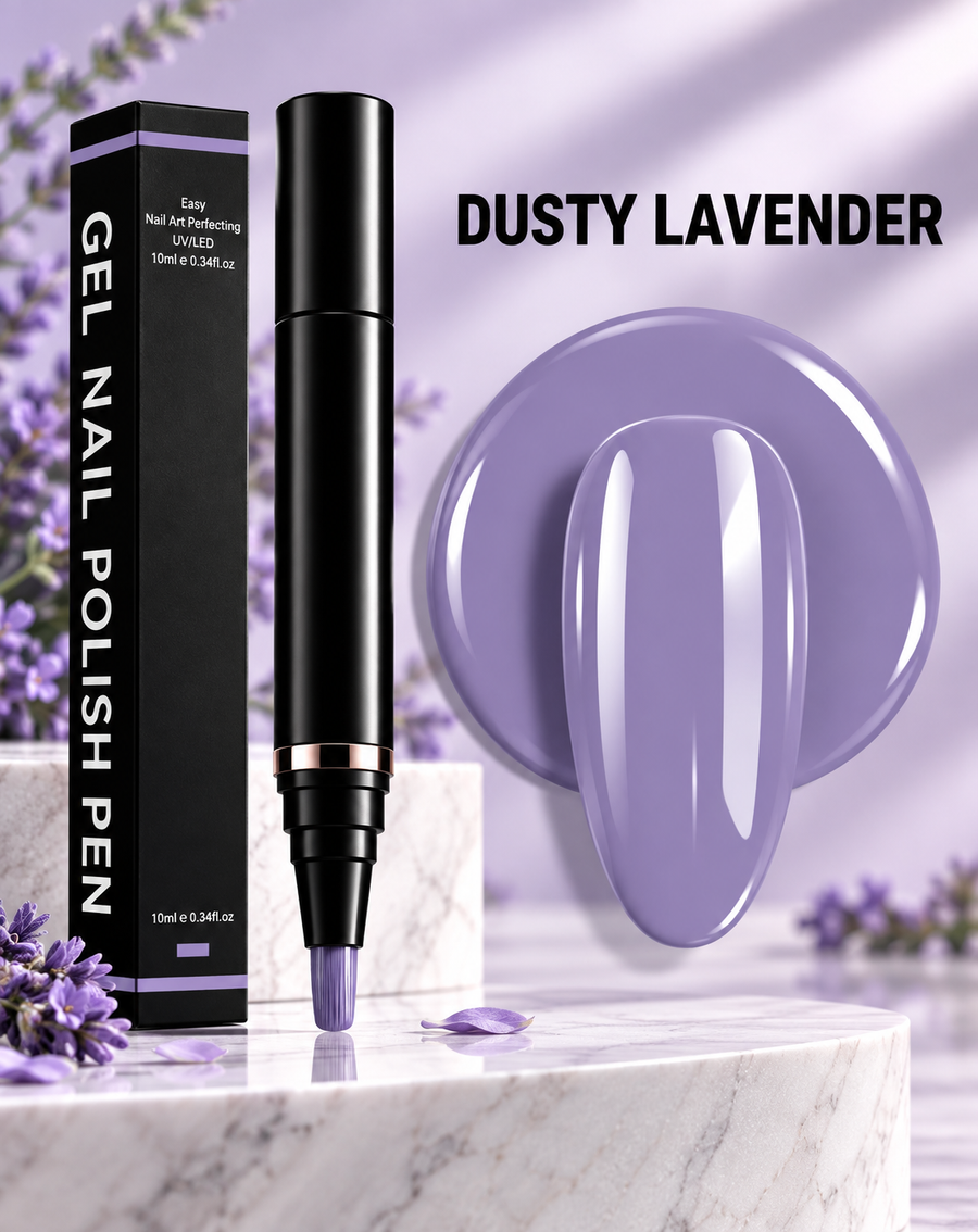 Gel Nail Polish Pen – Dusty Lavender – 014 - Secret Teddy