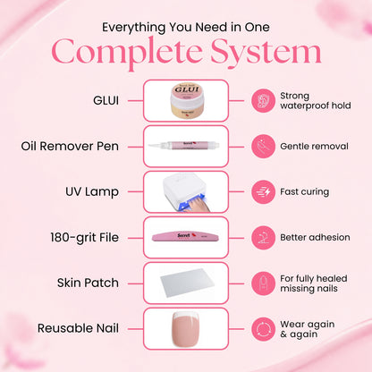 GLUI For Missing & Damaged Toenails - Secret Teddy